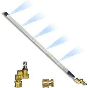 Radiator Wand,4500 PSI Radiator Flush and Cleaner Tool,Dual-Use/Air Flush,24" Stainless Car Radiator Cleaner Wands