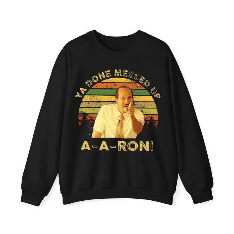 Key And Peele Ya Done Messed Up Aaron Vintage T-Shirt Unisex Sunset Design Retro 100% Cotton Classic Cut