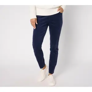 Belle by Kim Gravel Petite TripleLuxe Corduroy Jegging