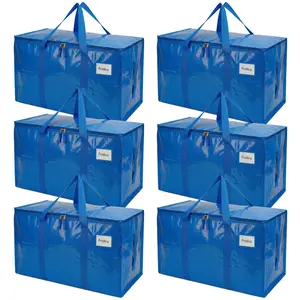 24 Gallon Foldable Extra Large Moving Bags, Multi-Color Waterproof Organizer Bags for Outdoor Camping & Daily Storage