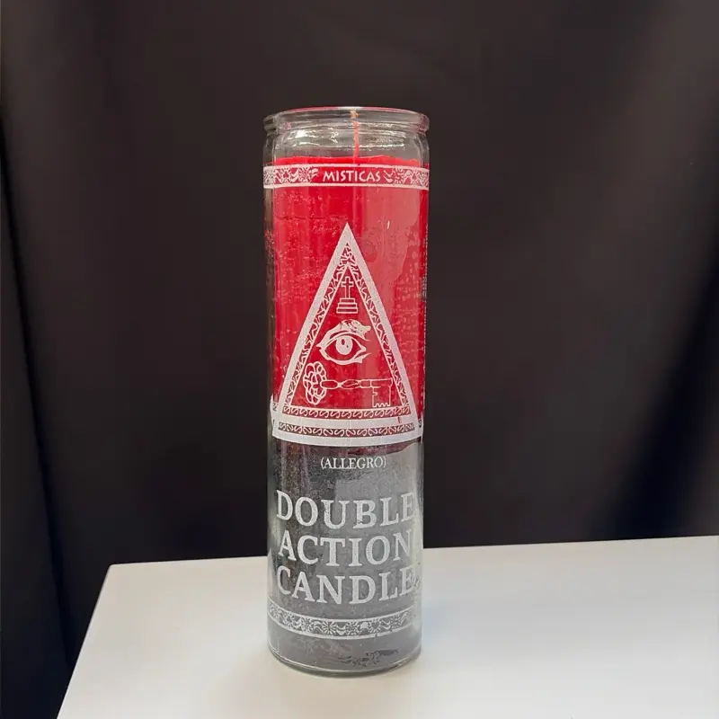 Double action reversible candle