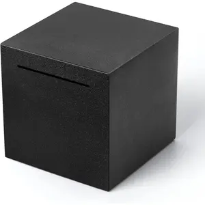 Stainless Steel Piggy Bank – Must-Break Design – Unbreakable Metal Savings Bank for Adults Box Decor