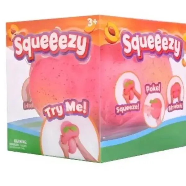 Jumbo squishy peach squeezy smushmart collectiable