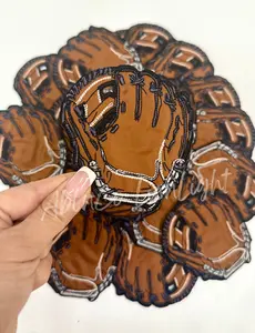 Baseball Glove Mitt Embroidery Patch