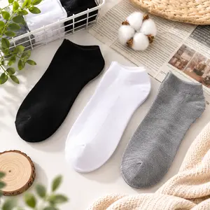 30 Pairs Unisex Solid Color Breathable Casual Sports Socks for Men & Women Ideal for Back To School Daily Leisure & Sports Wear Tubesocks