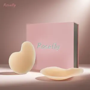 ​Rosefly lift- The 1st "comma lifting" nip cover for Women:  Backless & Strapless Support, Invisible Adhesive Cups-Do provide lift& push-up