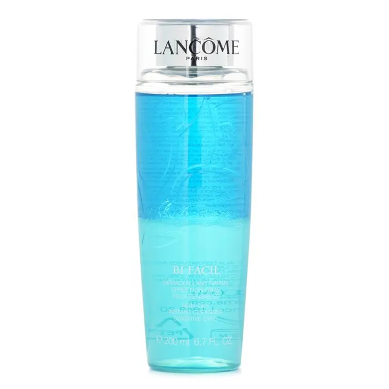 Lancome Bi-Facil Facial Cleanser, Gentle Makeup Remover for Sensitive Skin, Waterproof Makeup Cleansing Solution, 200ml/6.7oz, Water Proof, All Skin Types