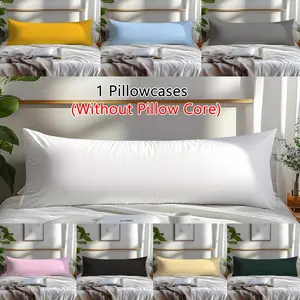 1 piece polyester plain body pillowcase. The oversized pillowcase fabric is soft, comfortable and skin-friendly. It is suitable for bedrooms, guest rooms, hotels, Valentine's Day gifts, birthday gifts and Christmas exchange gifts