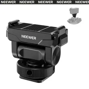 NEEWER AC072 Magnetic Quick Release Mount Compatible with DJI Osmo Action 6 Only, Action Camera Accessories with Universal Cold Shoe Adapter & 1/4" Thread, 160° Tilt s