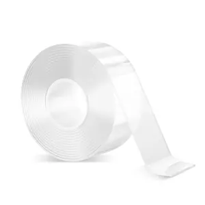 Heavy Duty Double Sided Nano Tape, Strong Removable Adhesive Mounting Tape, Waterproof Sticky Wall Tape for Home Office Car Decor