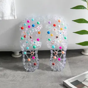 Vibrant Beaded Massage Slides: Relax & Spice Up Your Home Footwear
