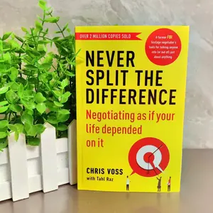 Never Split the Difference Negotiation Book, Essential Guide to Effective Communication Skills, Must-Read for Business Professionals, Modern
