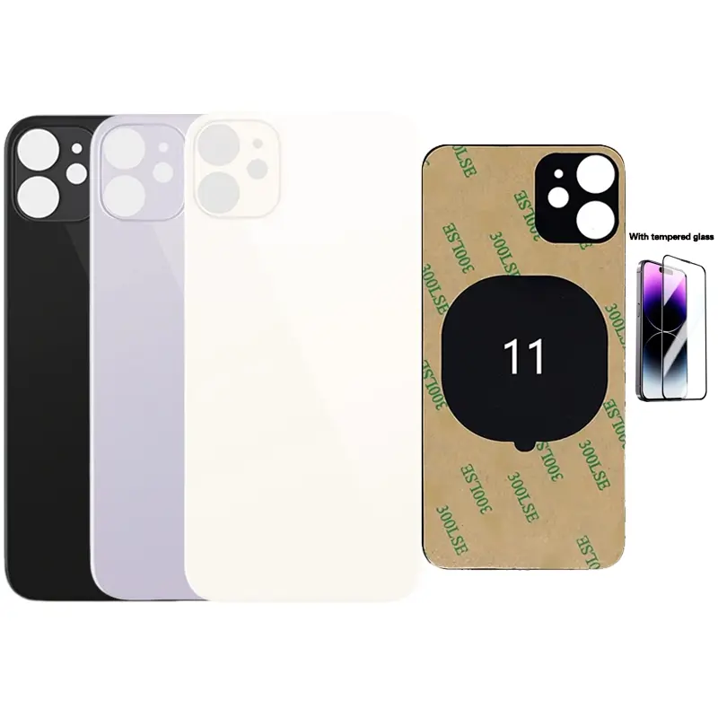 Back Screen Glass Cover Protector Replacement Compatible with iPhone 11 6.1-Inches All Carriers Accessories