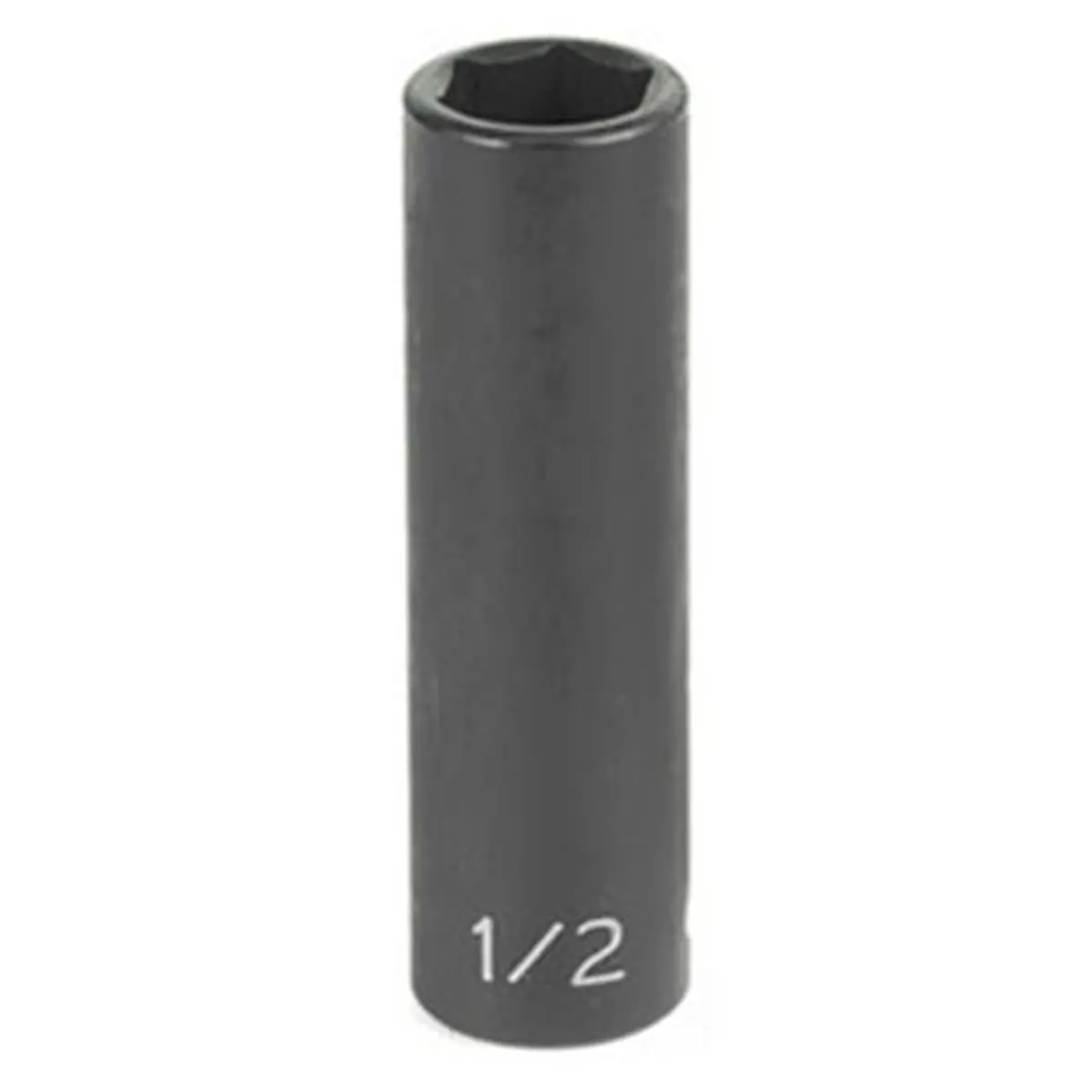 Grey Pneumatic High-Torque Alloy Steel 6-Point Impact Socket - 3/8 in. Drive x 17mm Deep, 65mm Length, 0.300 lbs, Increased Strength, Easier Access to Tight Areas for Cycling Sports & Outdoor Recreation Equipment