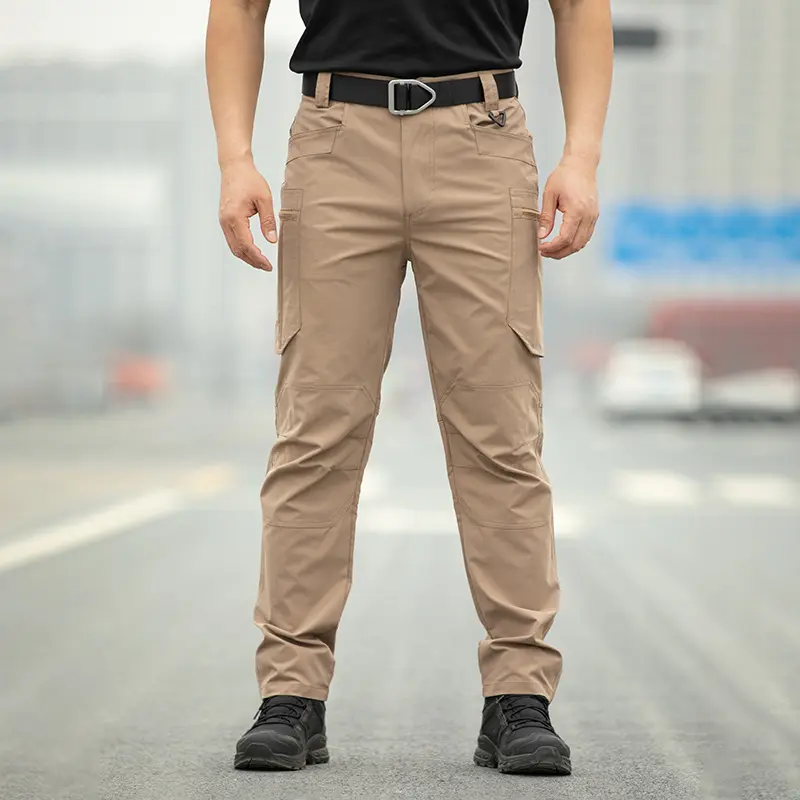 , Menswear, Pants Man Trouser Beige Pocket