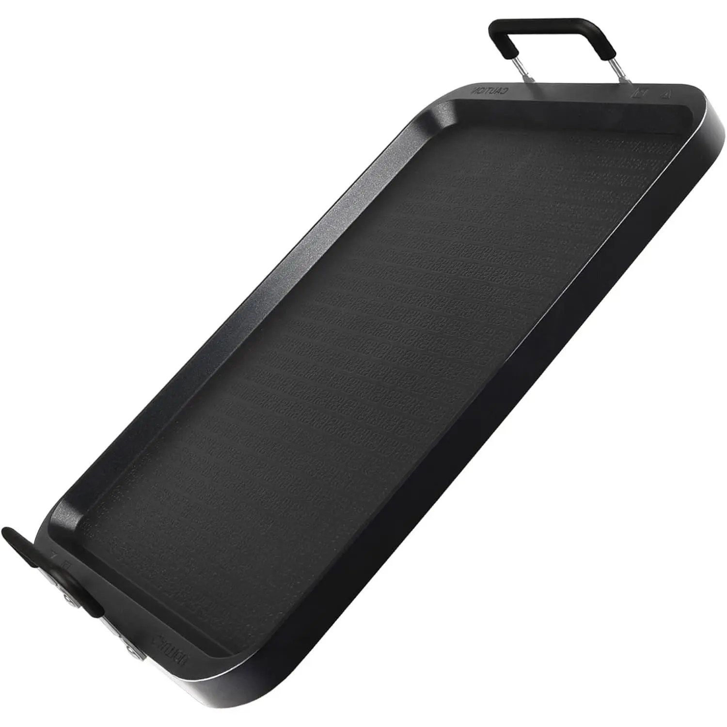 Non-Stick Aluminum Stove Top Flat Griddle, Warp-Resistant Double Burner Griddle for Glass and Gas Stove,  for Breakfast and Camping Indoor or Outdoor 17" x 10.5"