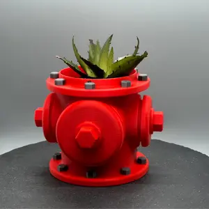 Fire Hydrant Planter - Unique Design for Plants, Versatile Use, 3D Printed