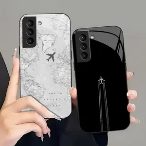 Suitable for [Galaxy S21+ 5g] high-end phone case🤩，a wide variety of airplane designs are available, offering a sophisticated and minimalist aesthetic，drop-resistant and fingerprint-proof YM99