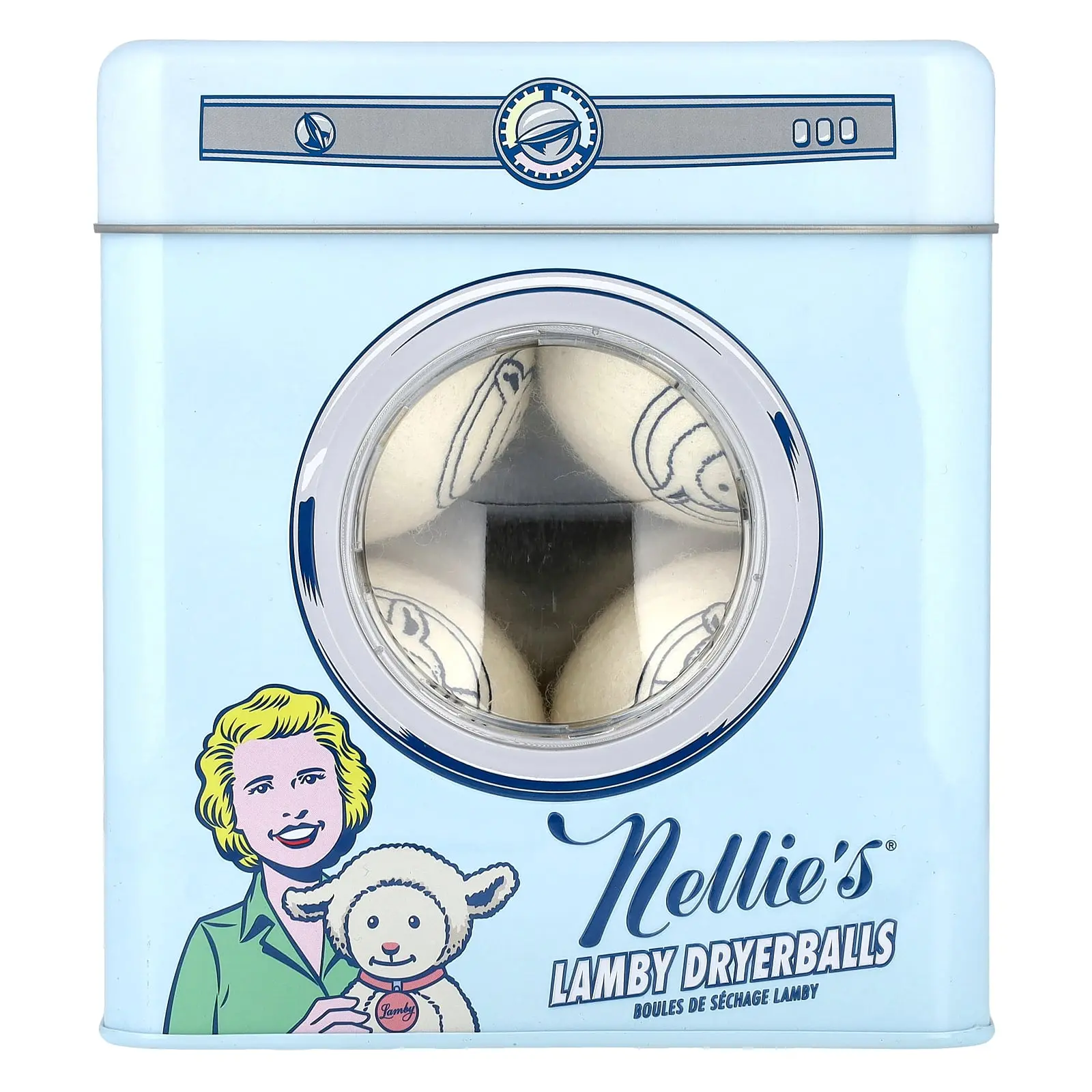 Nellie's Lamby Dryerballs, 4 Pack