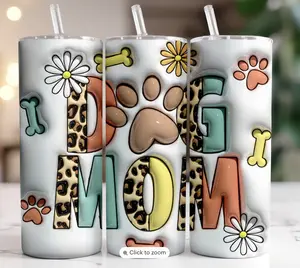 Dog mom tumbler