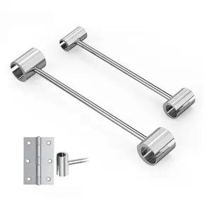 2PCS Door Hinge Adjusting Wrench, Double Ended Tool 14-25mm for Flag Hinged Doors Alignment Repair