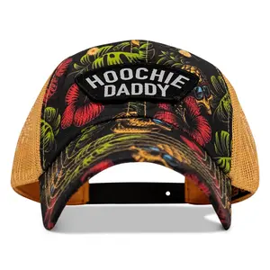 Hoochie Daddy Arched Patch Tactical Ripstop Mesh Snapback Hat