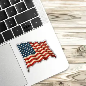 American Flag Stickers – Patriotic USA Vinyl Decals – Waterproof Stickers