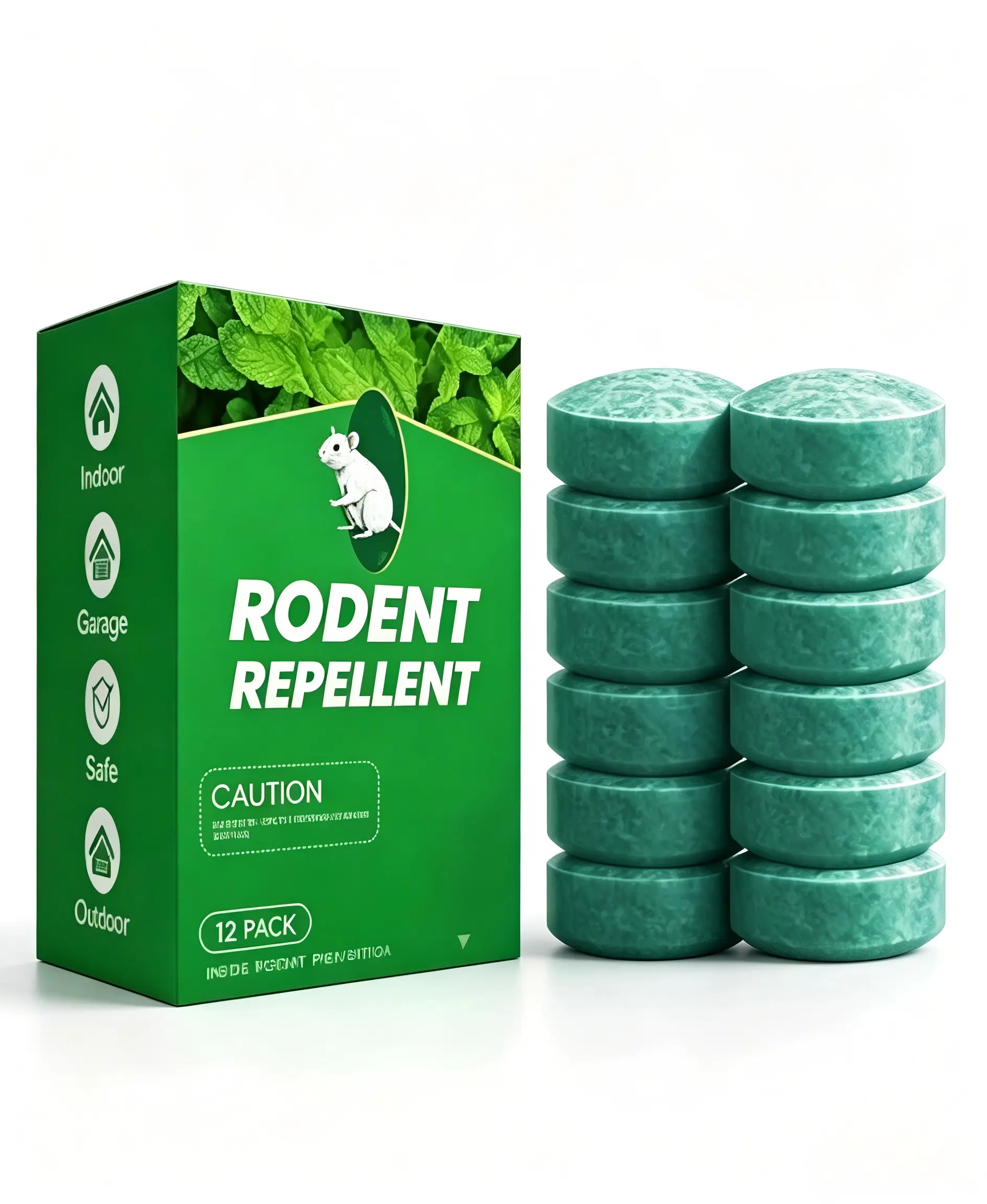 Mouse Repellent Balls with Fresh Scent, Safe Rodent Control for Kitchen Cabinets, Pantry, Shed & RV, Prevents Chewing on Wood & Wires.