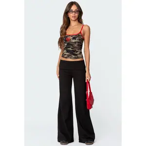 Wide Leg Foldover Pants Wide Leg Foldover Pants