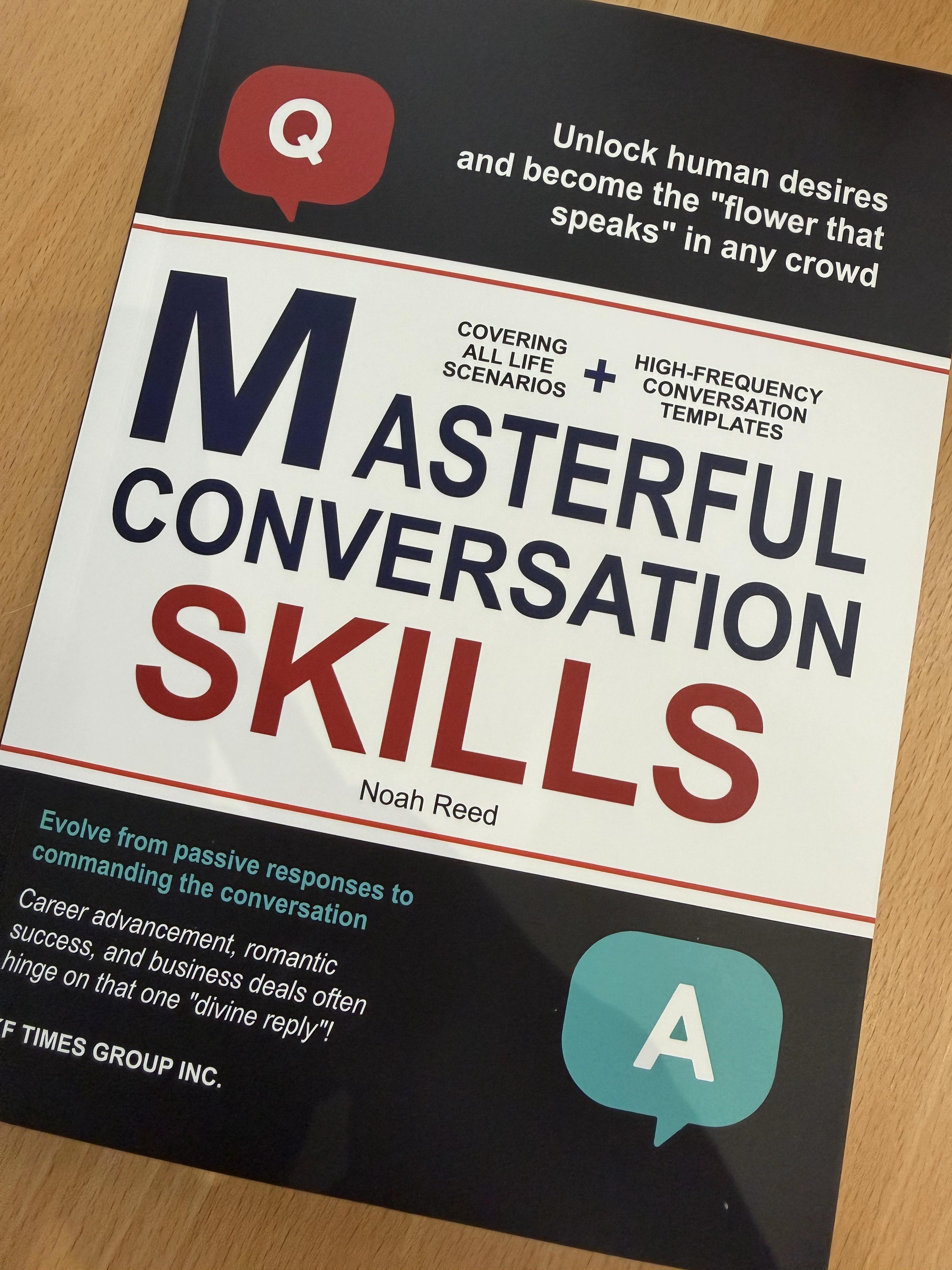 【FY Books】Masterful Conversation Skills — Question & Answer Classics, Social Eloquence Secrets #Summervibes English English Paperback Crowd Desires