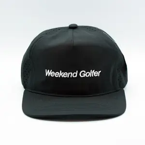 Weekend Golfer Performance Snapback Hat – Lightweight Water-Resistant Golf Cap