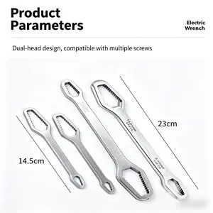 Self-tightening Adjustable Double-ended Wrench - Multi-functional, Portable Household Hand Tool for Home Repairs, Daily Maintenance car supply nut installation