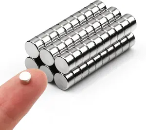 [New Deal] 60pcs Small Magnets,Round for Refrigerator , Cylinder, Fridge , Office , Whiteboard , Durable Little Miniature Tiny Mini for Crafts