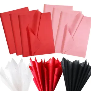 10 Sheets Red Tissue Paper 50x66cm Red Wrapping Paper Bulk for Weddings Birthday DIY Project Wrapping Crafts Surprise Gifts Stuffer Gift