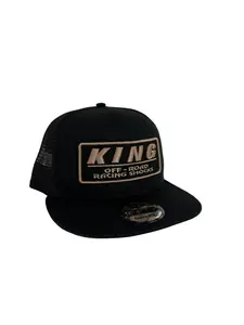 KING SHOCKS 9FIFTY ALMOND (TAN) W/ MESH BACK SNAPBACK CAP (TRUCKER)