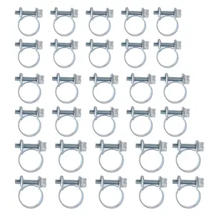 Fuel Injection Hose Clamp / Auto Fuel Clamps 30 Pieces 1/4" 5/16" 3/8"