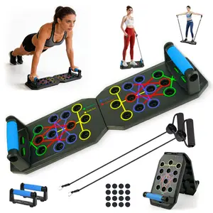5-in-1 Push-up Board, 1 Set Home Push-up Training Board, Chest Muscle Abdominal Muscle Training Equipment for Men & Women, Strength Training Equipment, Portable Home Gym System, Suitable for Users of all Body Types,Resistance,arc trainer, Calisthenics