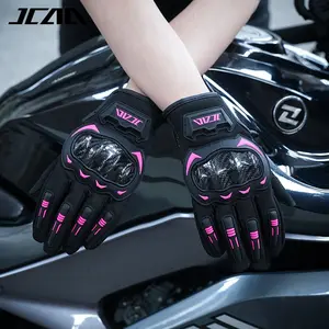 JCAA Summer Mesh Motorcycle Gloves Breathable Touch Screen Men Women Moto Racing Lightweight Riding Gear Motocross Cycling Gloves