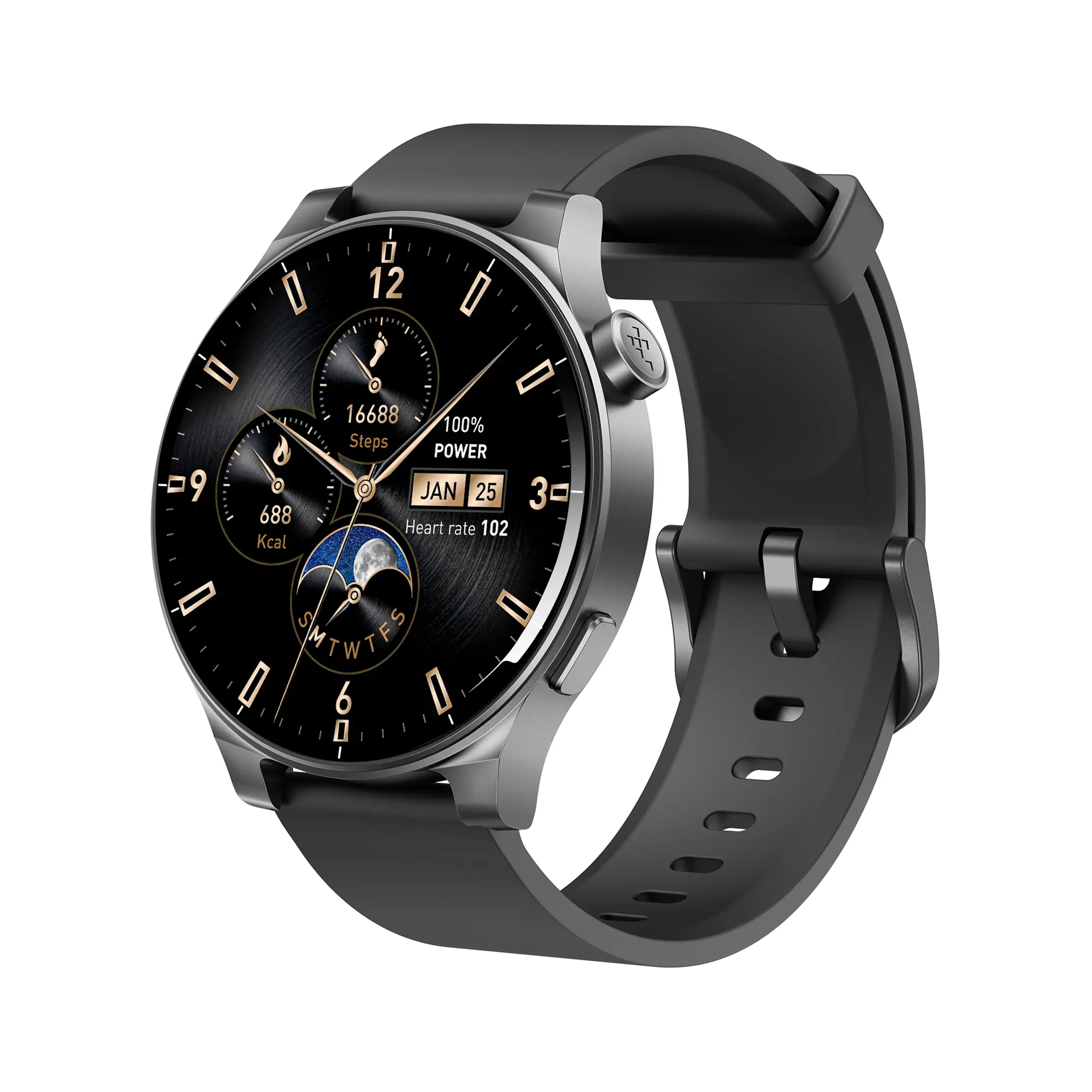TOZO S5 Smart Watch with Answer/Make Calls  1.43" AMOLED Display  100+ Sport Modes  Heart Rate & Sleep Monitor  IP68 Waterproof Smartwatch for Men & Women