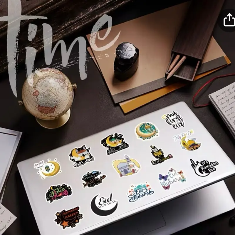 Islamic Stickers 53pc - Perfect for Ramadan and Eid Celebrations