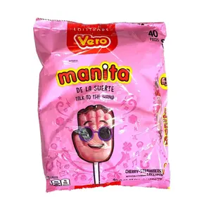 VERO MANITA LOLLIPOS 40 PIECES - MADE IN MEXICO