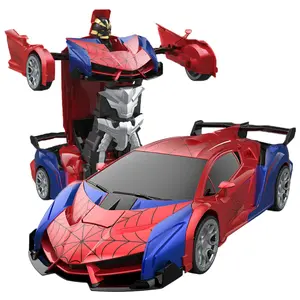 2-in-1 Spider Transformation Remote Control Car Toy 2.4GHz 1:18 Scale One Click 360° Rotation Best Gift for Boys
