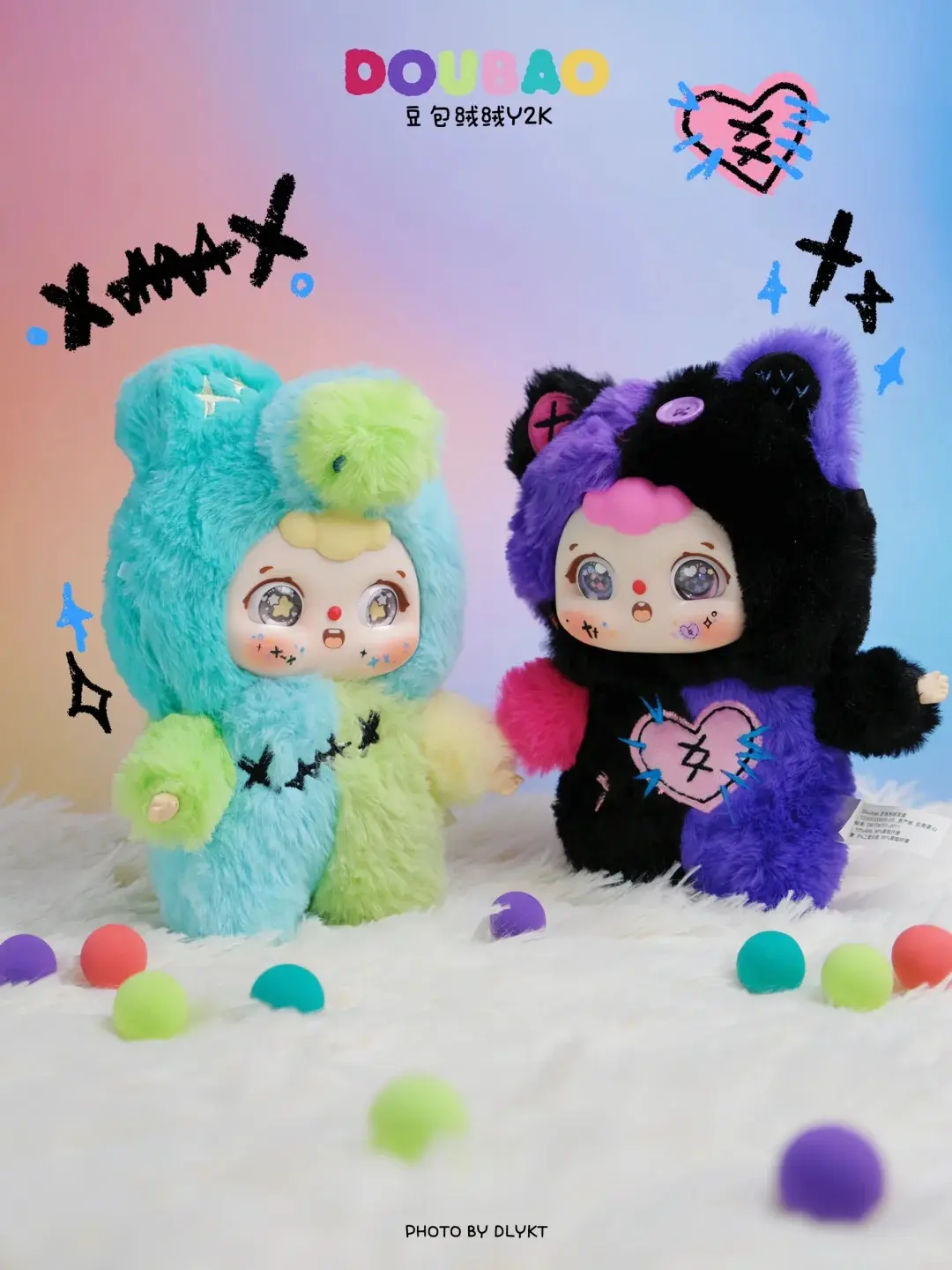 Doubao Y2K Millennium Party Series Plush Blind Box | 8+1 Hidden | collectible