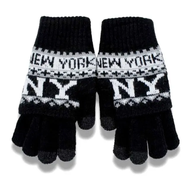 Knitted NYC Gloves W/ Double Layer | New York Gloves