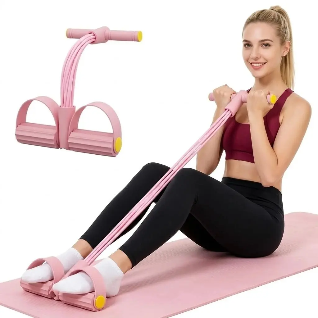 HeavyDuty Resistance Band with Handles /6/10 Tubes for Full Body Workouts""