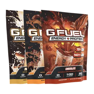 G FUEL Energy + Protein Powdered Drink Mix 140mg Caffeine & 15g Protein Zero Sugar Performance Beverage Coffee Sport