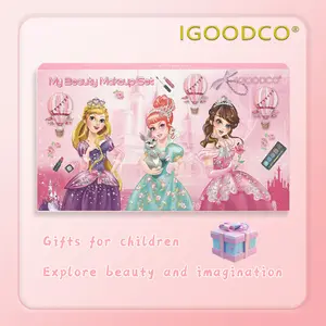 Igoodco Children's Compact Beauty Makeup Set - Fun Stage Eyeshadow Reel Decoration Cosmetic Gift Box (IG5707) for Children's Day, Birthday Gifting,summerwins