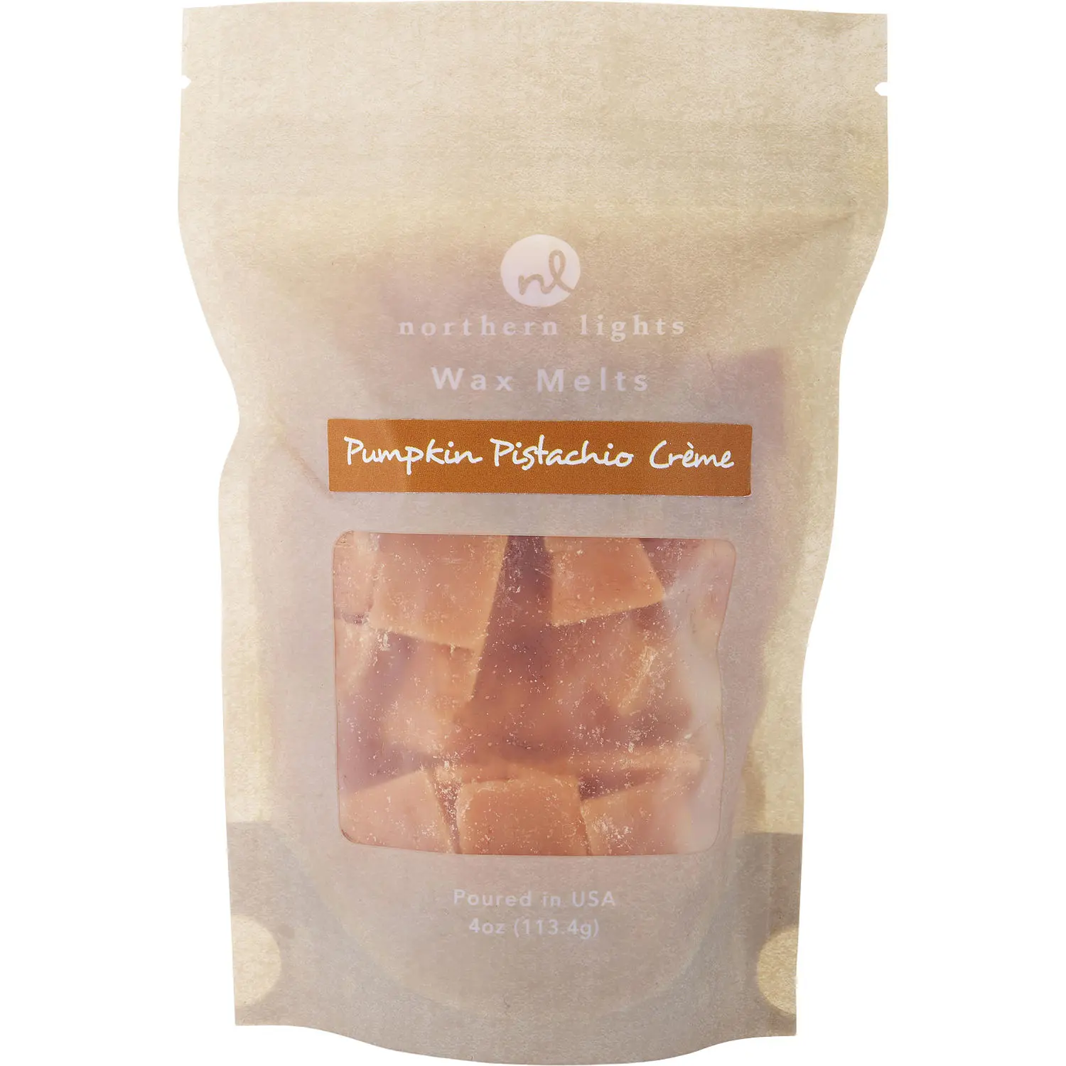 Pumpkin Pistachio Creme By Northern Lights Wax Melts Pouch For Unisex