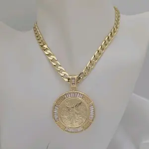 cadena 248 de 6mm de grosor y dije centenario