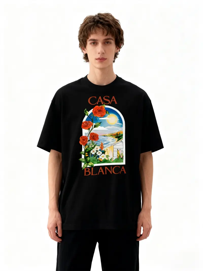 casablanca t shirt sizing review - TikTok Shop